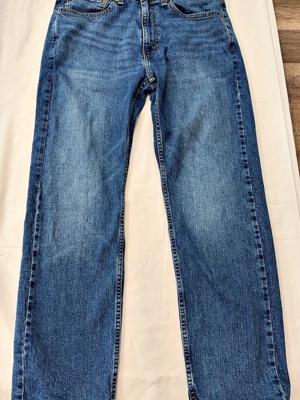 Levi's 505 Regular Fit Straight Leg Jeans Blue Waist 31
